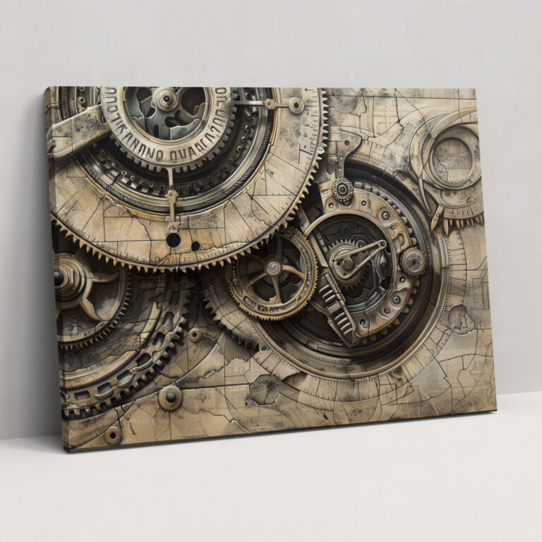 Renaissance Mechanical Leonardo Da Vinci Canvas Print - Leonardo Da Vinci, Wall Art, Canvas Print, Canvas