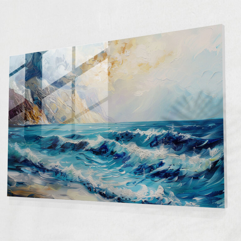 Leonid Afremov Glass Print Seascape - Leonid Afremov, Wall Decoration, Glass Print, Modern Art