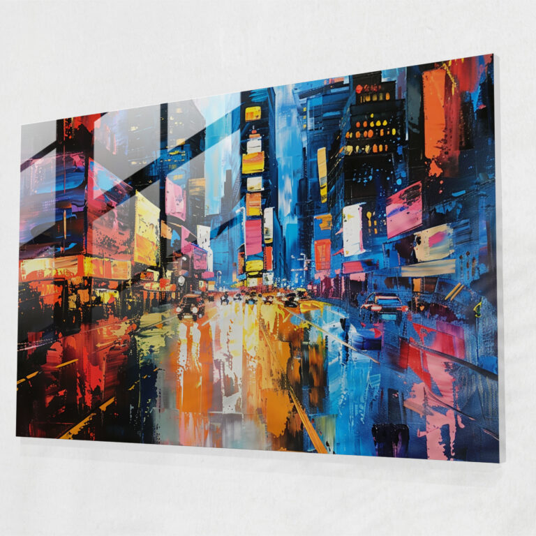 Leonid Afremov Wall Decoration - Bold Cityscape - Leonid Afremov, Wall Decoration, Modern Art, Vibrant