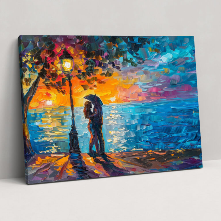 Leonid Afremov Sea Sunset Wall Art - Leonid Afremov, Home Decoration, Canvas Wall Art, Leonid Afremov