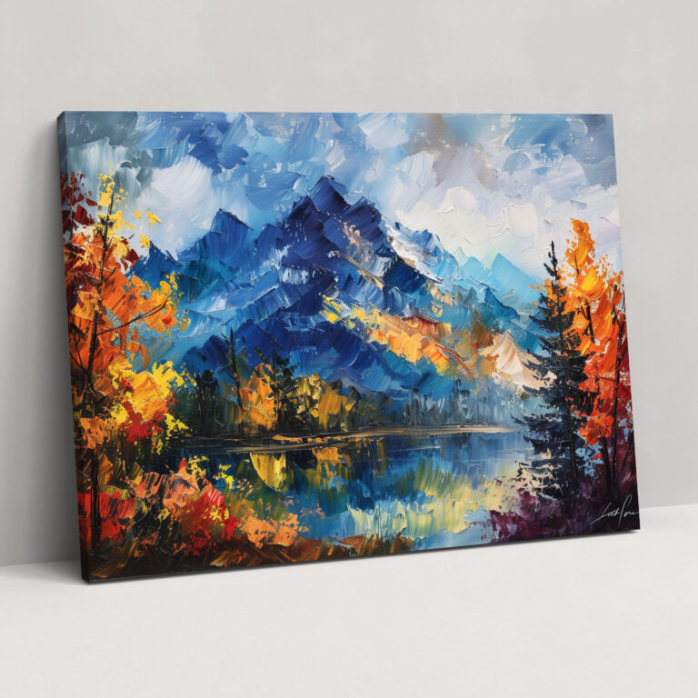 Leonid Afremov Wall Art - Mountain Landscape Canvas Print - Leonid Afremov, Canvas Print, Canvas Wall Art, Wall Art