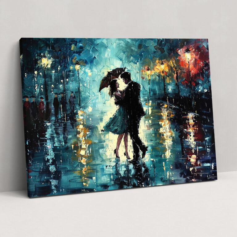 Leonid Afremov Romantic Canvas Print - Leonid Afremov, Leonid Afremov, Canvas Print, Canvas Wall Art