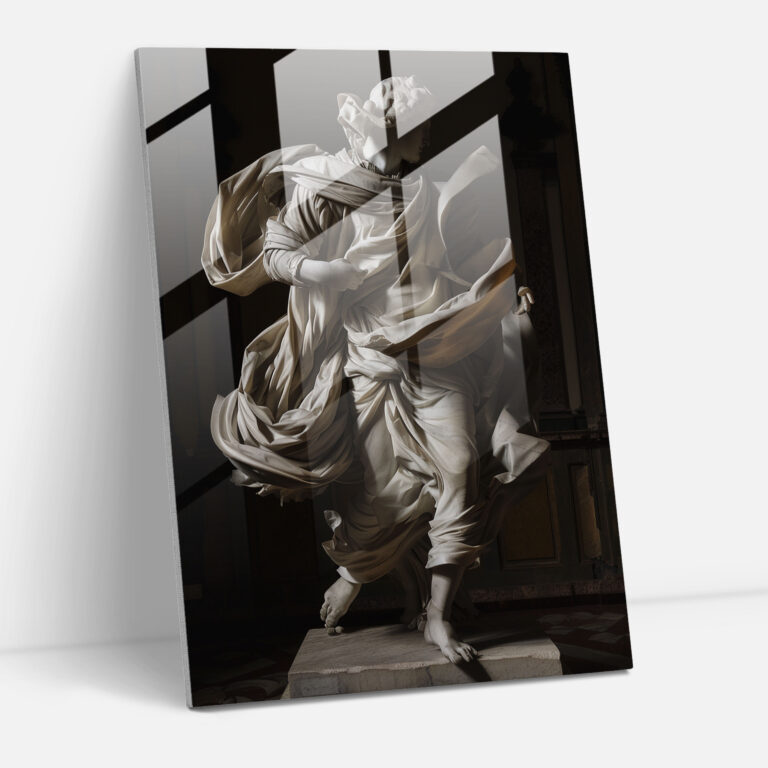 Graceful Mannerism Glass Print - Mannerism, Home Decoration, Wall Decoration, Glass Art