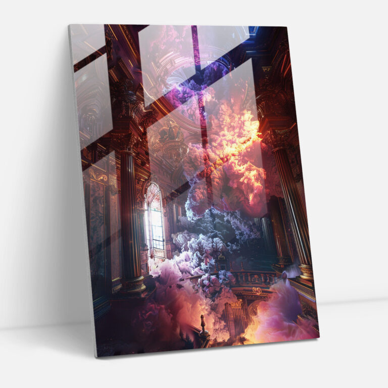 Dramatic Lighting Glass Wall Art - Mannerism, Mannerism, Glass Art, Glass Wall Art
