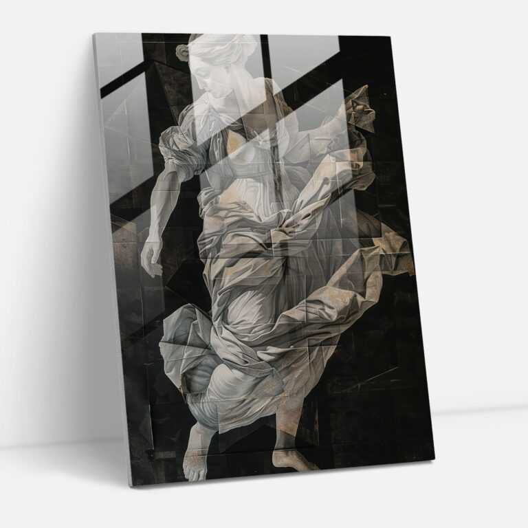 Mannerism Glass Print - Exaggerated Proportions And Elegant Gestures - Mannerism, Exaggerated Proportions, Elegant Gestures, Wall Decoration