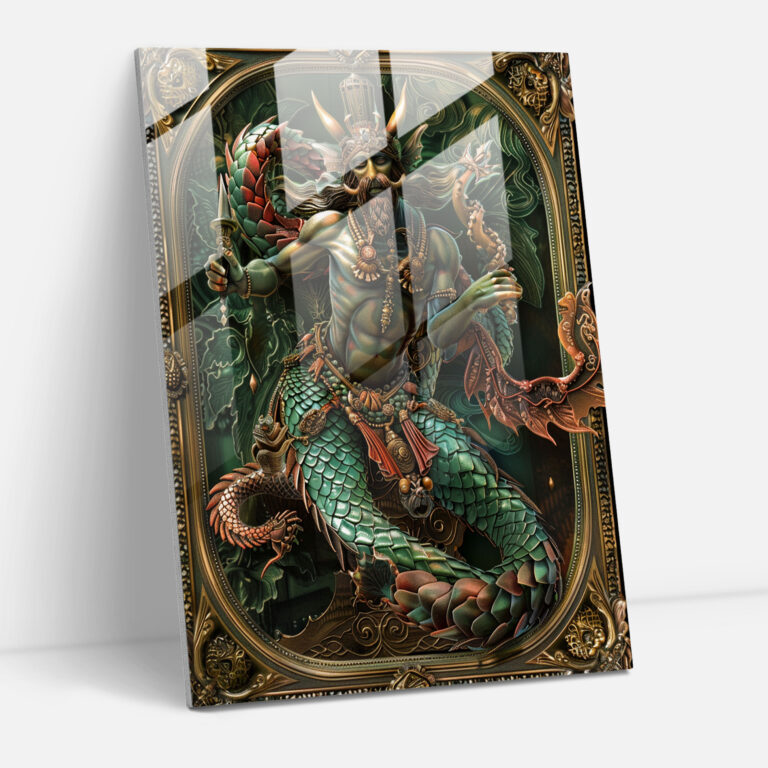 Mannerism Glass Wall Art - Whimsical Mythical Creatures - Mannerism, Glass Wall Art, Home Decoration, Wall Decoration