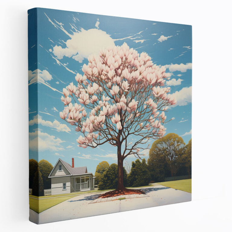 Magnolia Wall Art - Magnolia, Wall Decoration, Clear Blue Sky, Home Decoration