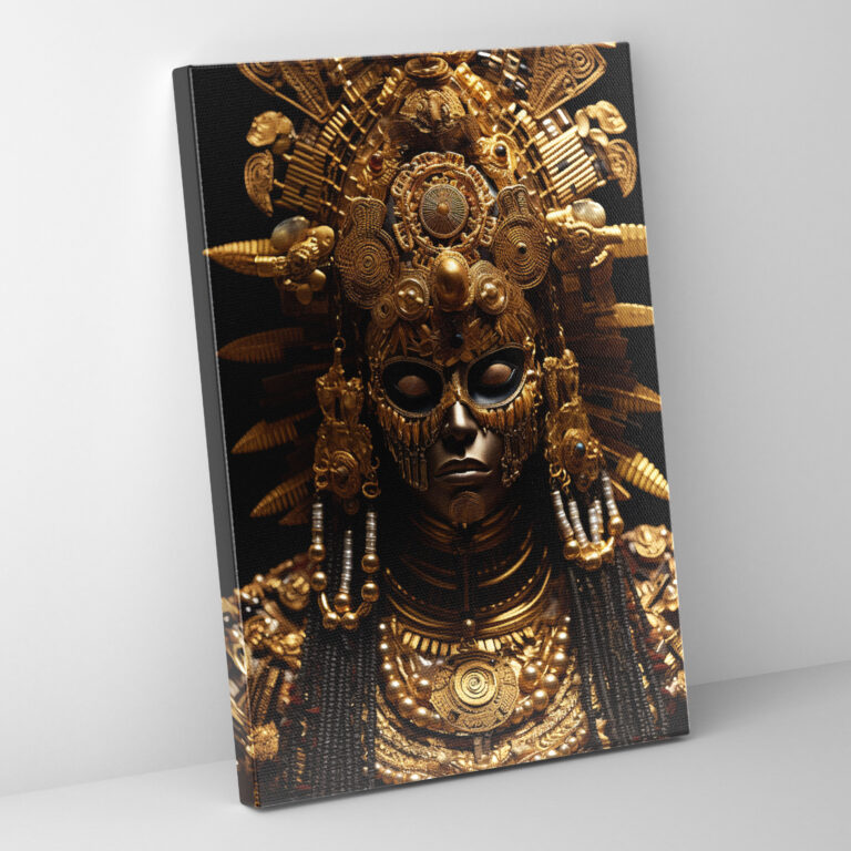Inca Nobility Wall Decoration - Mayan, Home Decoration, Canvas Wall Art, History