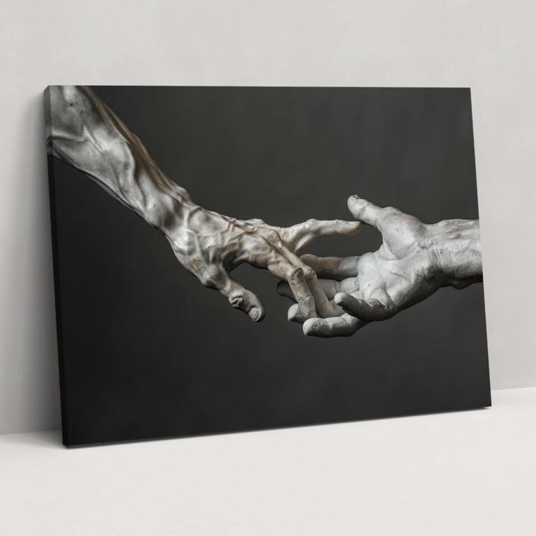 Michelangelo Creation Of Adam Canvas Print - Michelangelo, Canvas Print, Wall Decoration, Michelangelo