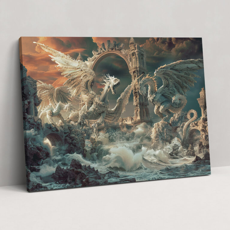 Mythical Michelangelo Wall Art - Michelangelo, Canvas Wall Art, Michelangelo, Wall Decoration