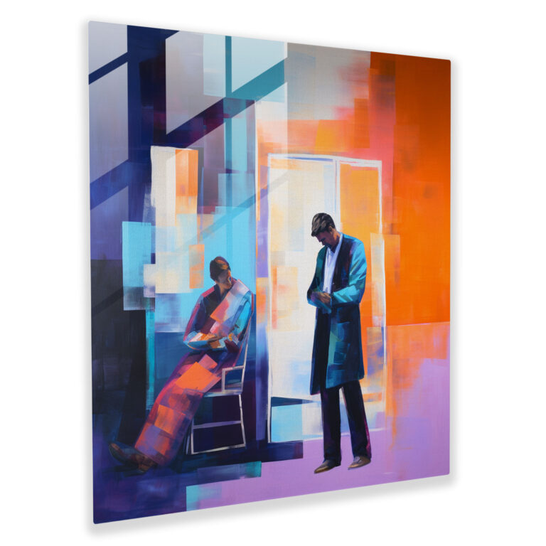 Medicine Healing Abstract Glass Print - Medicine, Healing, Wall Decoration, Abstract