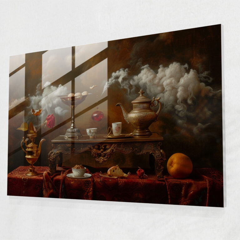 Metaphysical Painting Glass Art - Metaphysical Painting, Home Decoration, Glass Art, Mystical Still Life