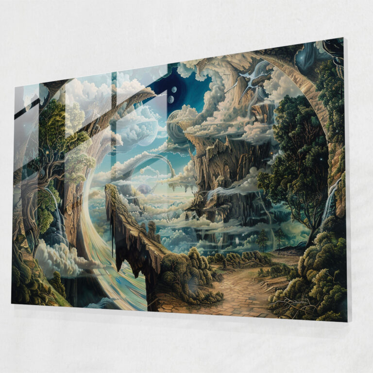 Metaphysical Glass Wall Art - Metaphysical Painting, Glass Wall Art, Metaphysical Painting, Wall Decoration