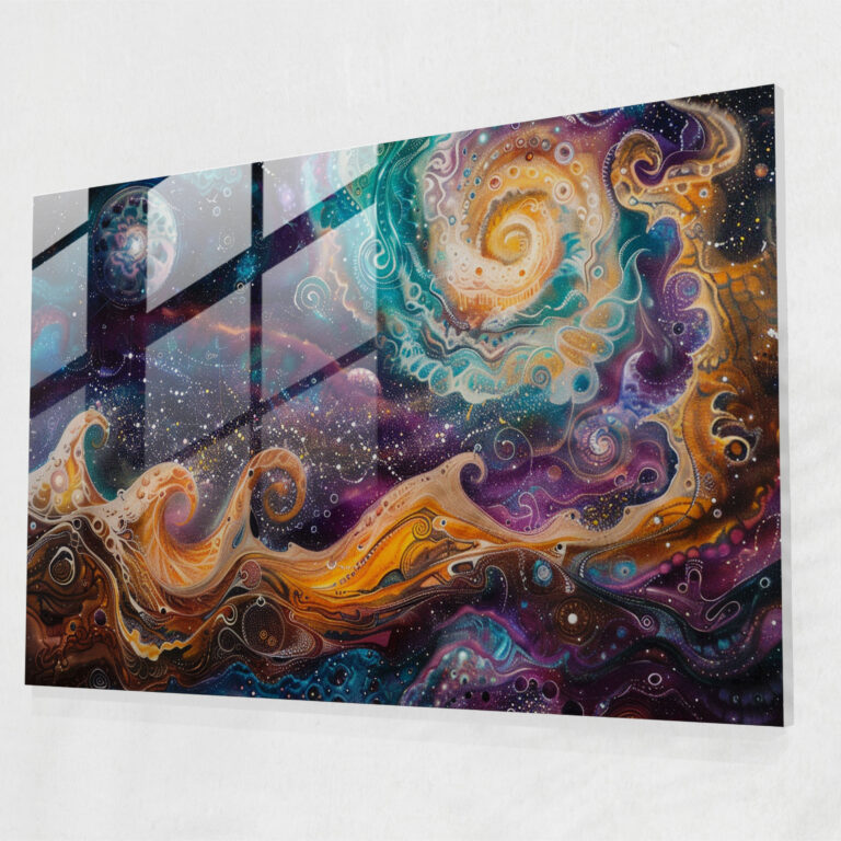 Metaphysical Painting Wall Decoration - Metaphysical Painting, Glass Wall Art, Wall Decoration, Home Decoration