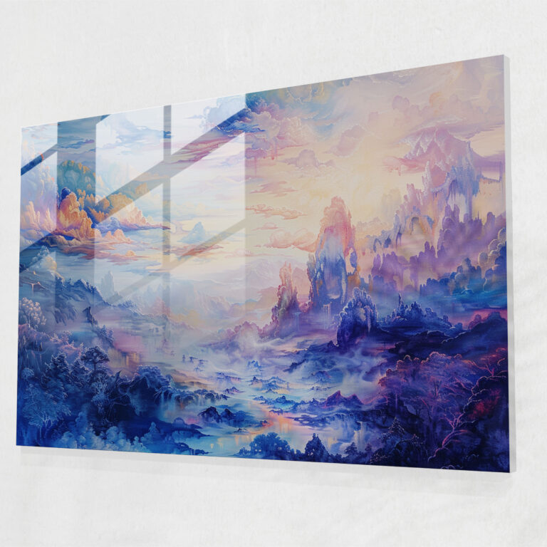 Metaphysical Painting Modern Art - Metaphysical Painting, Visionary, Metaphysical Painting, Ethereal Colors