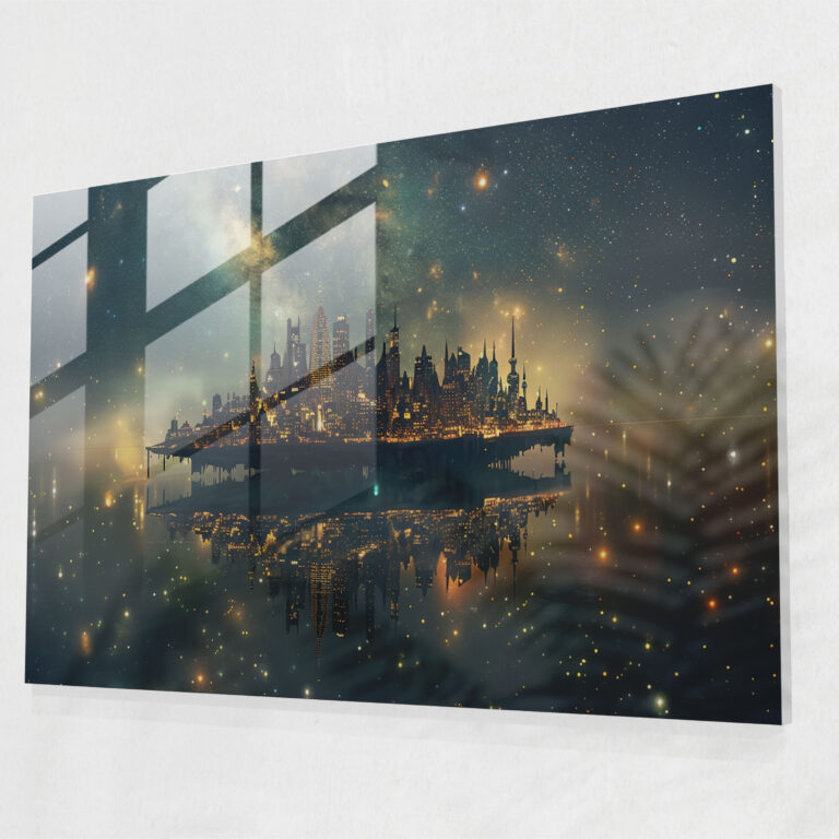 Metaphysical Painting Wall Decoration - Metaphysical Painting, Glass Art, Wall Decoration, Glass Print