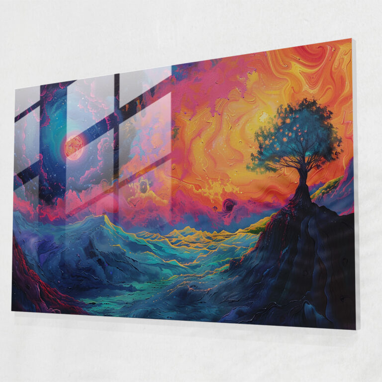 Metaphysical Painting Home Decoration - Metaphysical Painting, Home Decoration, Metaphysical Painting, Glass Print