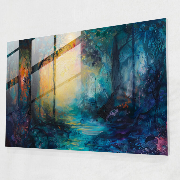 Metaphysical Painting Wall Decoration - Metaphysical Painting, Glass Wall Art, Modern Art, Wall Decoration