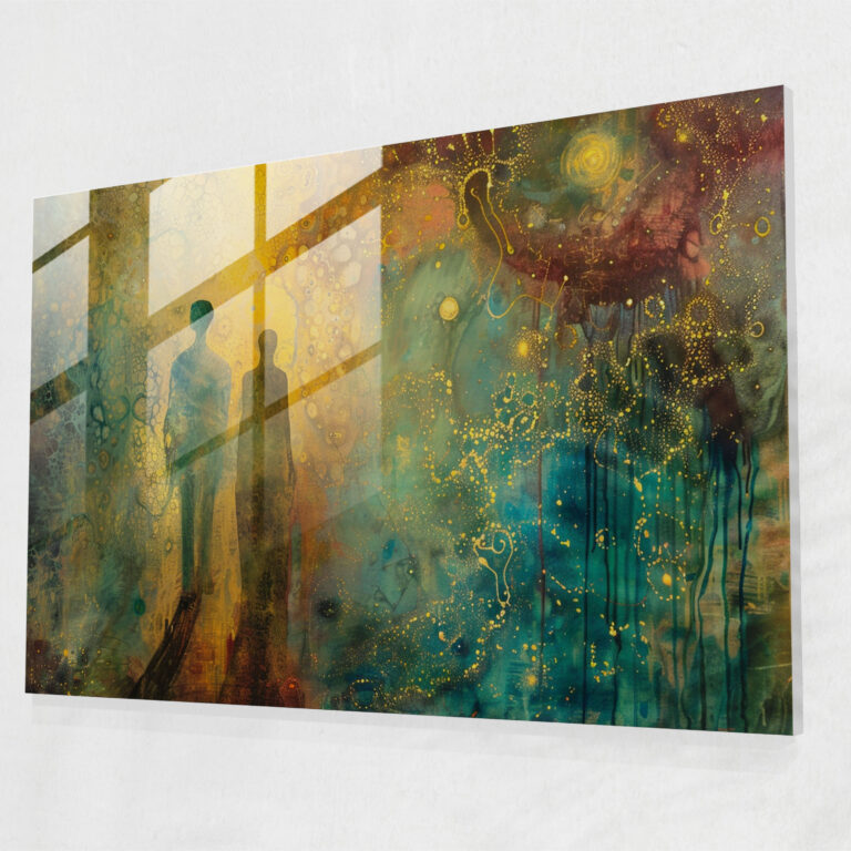 Metaphysical Painting Home Decoration Glass Art - Metaphysical Painting, Mysterious, Glass Print, Enigmatic