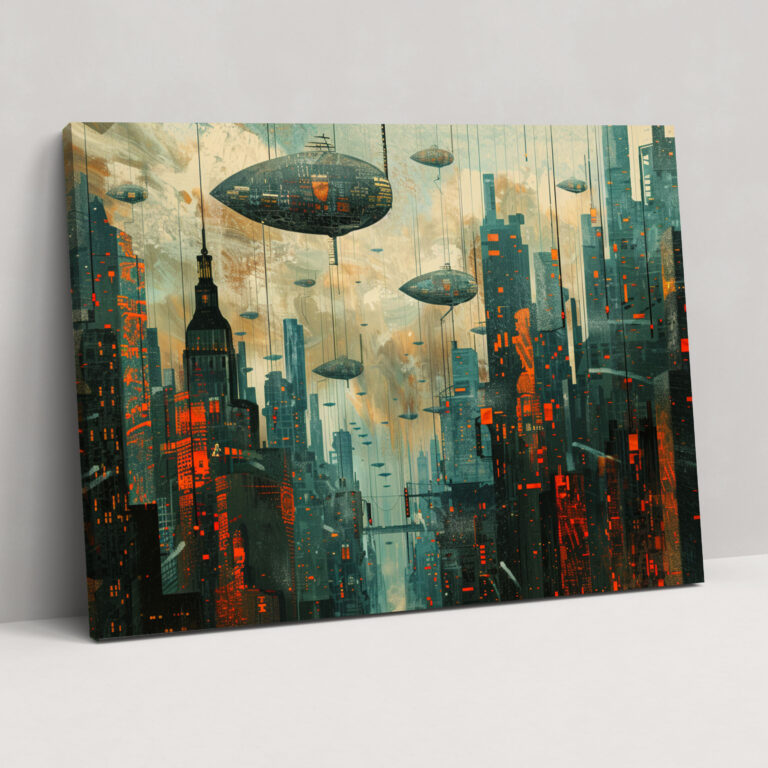 Metaphysical Painting Canvas Print - Metaphysical Painting, Wall Decoration, Canvas, Wall Art