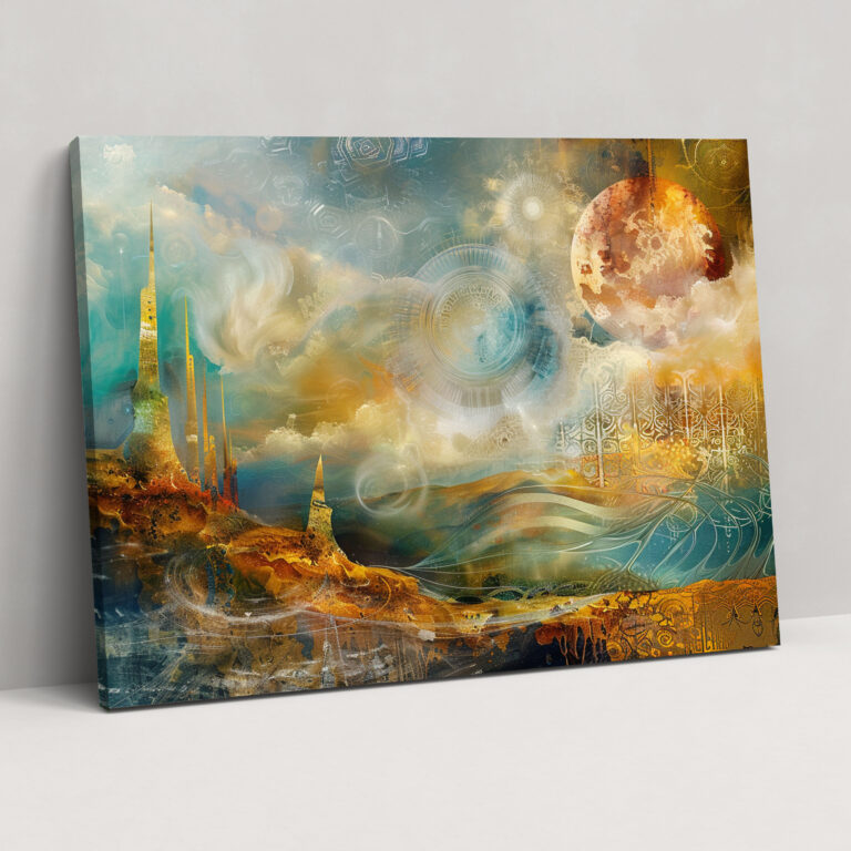 Metaphysical Painting Wall Art - Metaphysical Painting, Metaphysical Painting, Wall Art, Wall Decoration