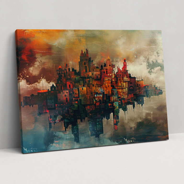 Metaphysical Painting Wall Decoration - Metaphysical Painting, Home Decoration, Canvas, Wall Decoration