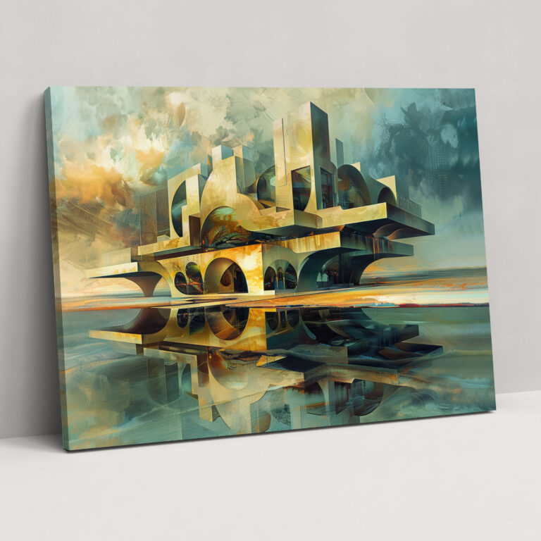 Metaphysical Painting Canvas Print - Metaphysical Painting, Canvas Wall Art, Wall Art, Wall Decoration