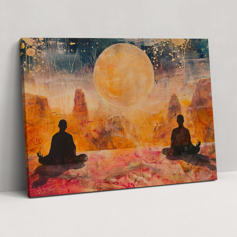 Metaphysical Painting Canvas Print - Metaphysical Painting, Wall Art, Wall Decoration, Canvas Print