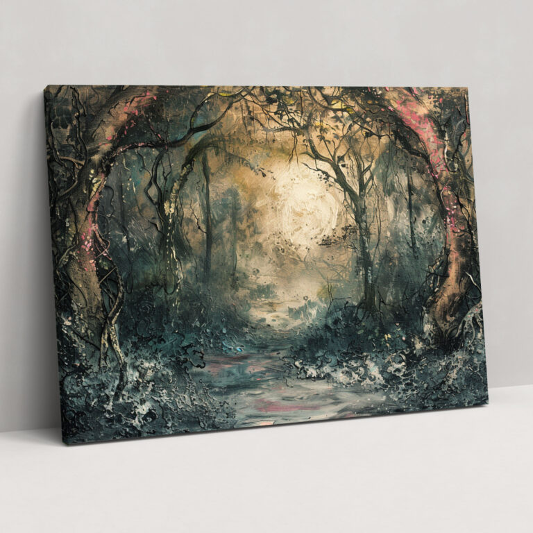 Metaphysical Painting Canvas Print - Metaphysical Painting, Home Decoration, Wall Decoration, Canvas Print