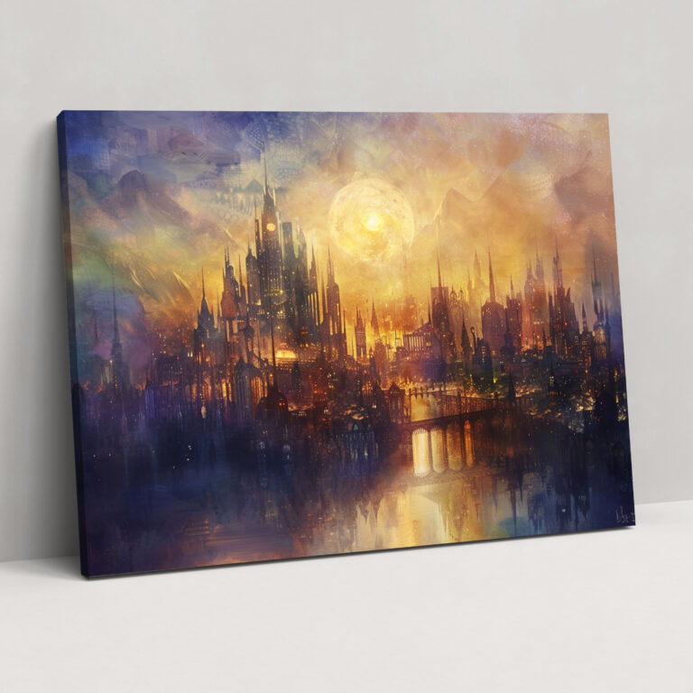 Metaphysical Painting Canvas Print - Metaphysical Painting, Metaphysical Painting, Canvas Print, Home Decoration