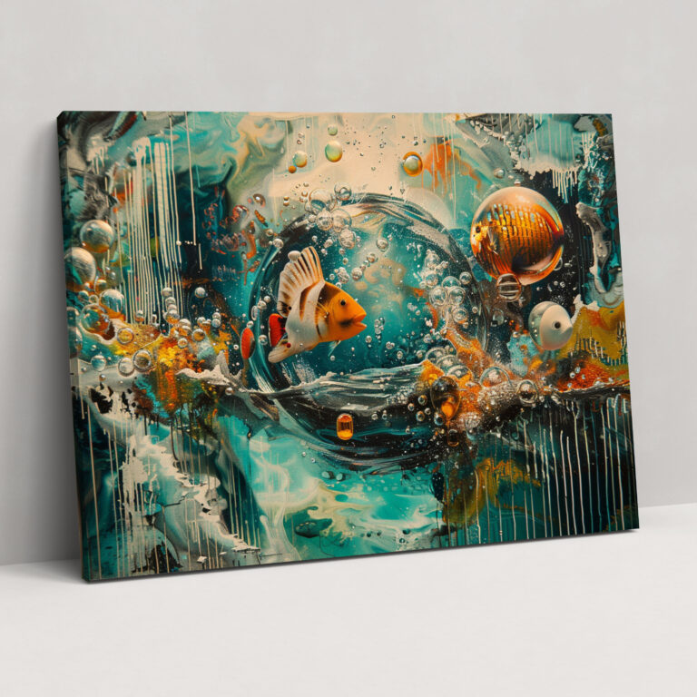 Metaphysical Painting Wall Art - Metaphysical Painting, Canvas, Canvas Wall Art, Wall Art