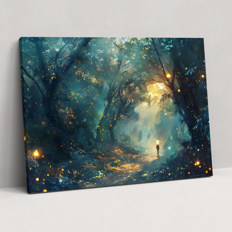 Metaphysical Painting Canvas Print - Metaphysical Painting, Wall Decoration, Metaphysical Painting, Canvas