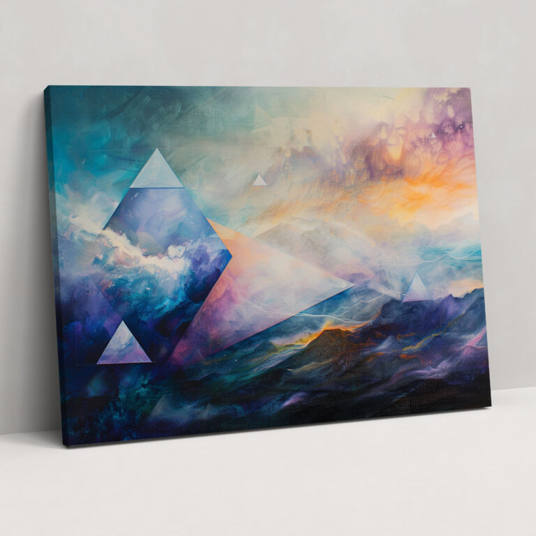 Metaphysical Painting Canvas Print - Metaphysical Painting, Metaphysical Painting, Canvas Print, Canvas Wall Art