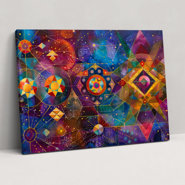 Metaphysical Painting Canvas Print - Metaphysical Painting, Canvas Print, Wall Decoration, Home Decoration