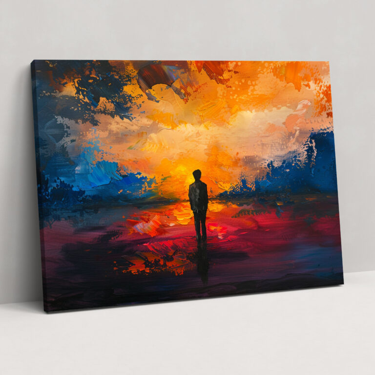 Metaphysical Painting Wall Art - Metaphysical Painting, Metaphysical Painting, Canvas Wall Art, Wall Decoration