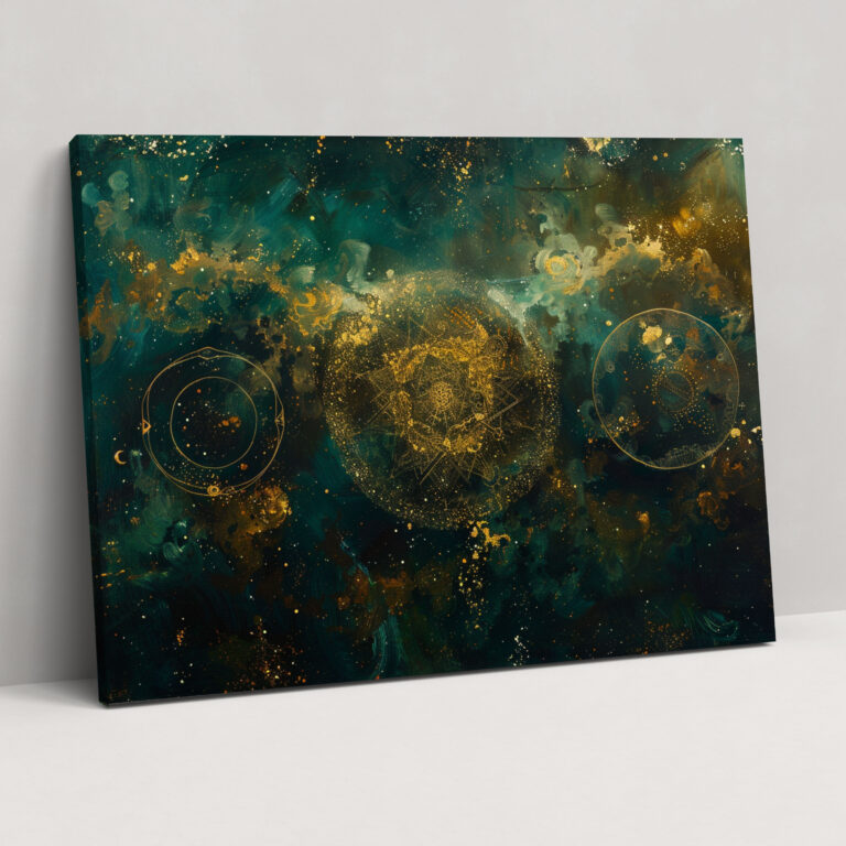 Metaphysical Painting Wall Decoration - Metaphysical Painting, Enigmatic Symbols, Metaphysical Painting, Metaphysical Art