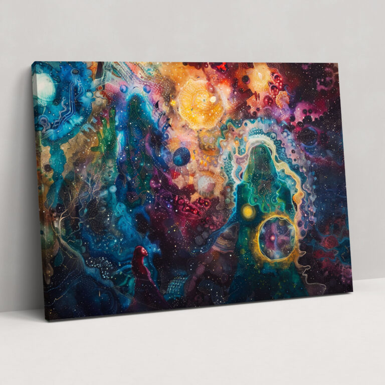 Metaphysical Painting Canvas Print - Metaphysical Painting, Wall Decoration, Home Decoration, Wall Art