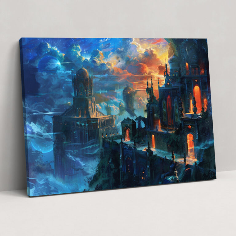 Metaphysical Painting Canvas Print - Metaphysical Painting, Canvas, Canvas Wall Art, Canvas Print