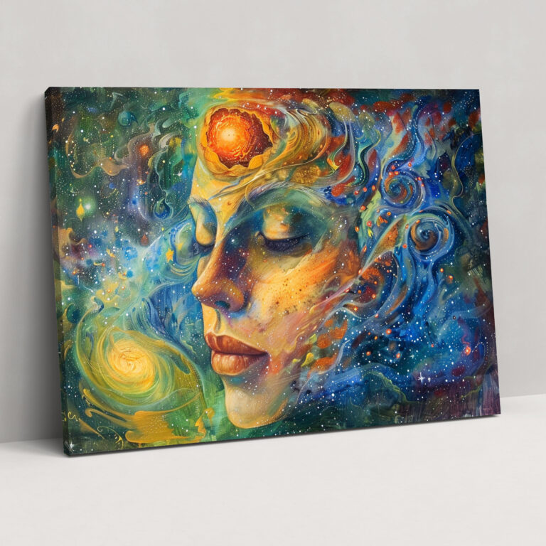 Metaphysical Painting Wall Art - Metaphysical Painting, Wall Art, Canvas Wall Art, Metaphysical Painting