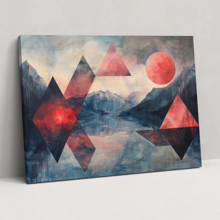 Metaphysical Painting Canvas Print - Metaphysical Painting, Wall Decoration, Canvas Wall Art, Home Decoration