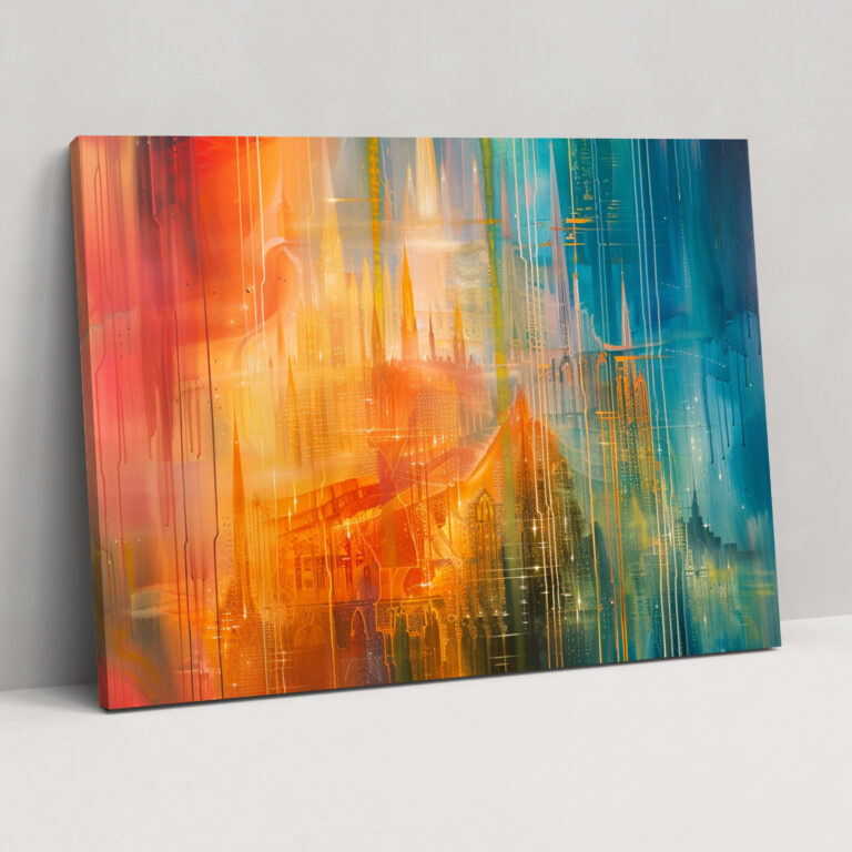 Metaphysical Painting Wall Art - Metaphysical Painting, Wall Art, Wall Decoration, Canvas