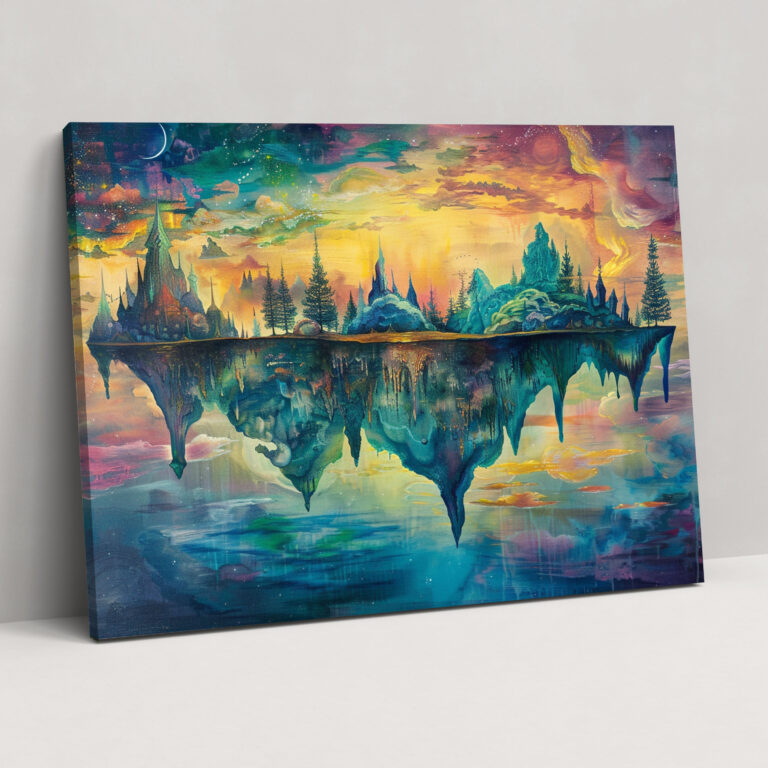 Metaphysical Painting Wall Art - Metaphysical Painting, Wall Decoration, Canvas, Metaphysical Painting