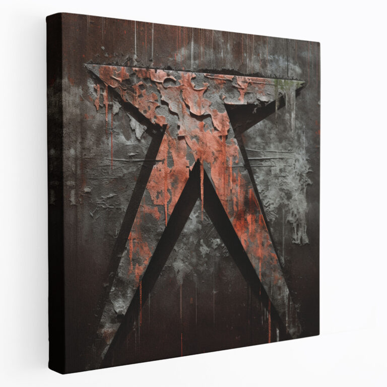 Metallica Grunge Logo Canvas Print - Metallica, Canvas, Canvas Wall Art, Metallica