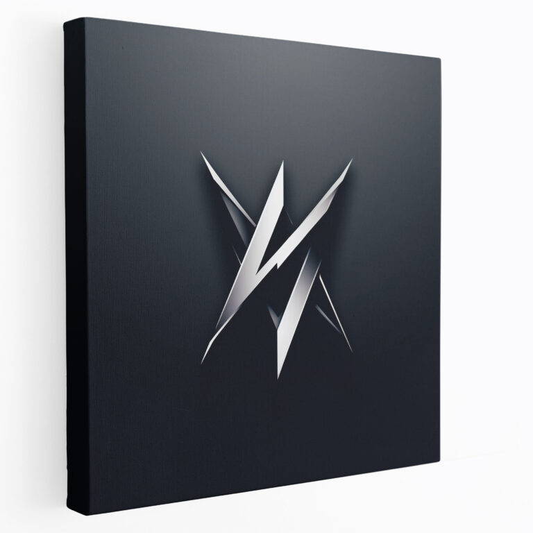 Metallica Wall Decoration - Minimalist Logo Canvas Print - Metallica, Canvas Wall Art, Wall Decoration, Canvas