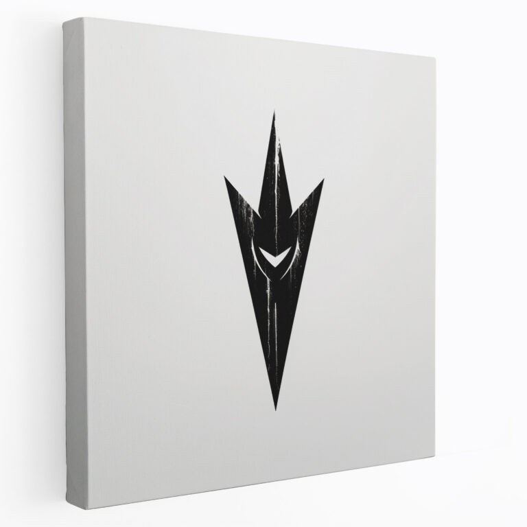 Metallica Minimalistic Logo Canvas Print - Metallica, Canvas Print, Minimalistic Artwork, Canvas