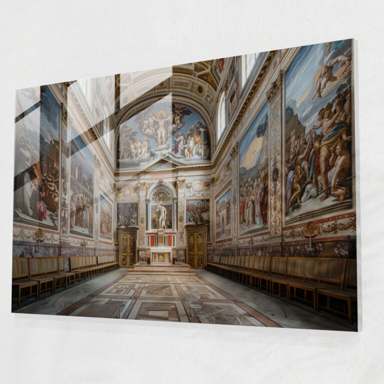 Michelangelo Glass Print - Timeless Masterpieces - Michelangelo, Glass Wall Art, Modern Art, Home Decoration