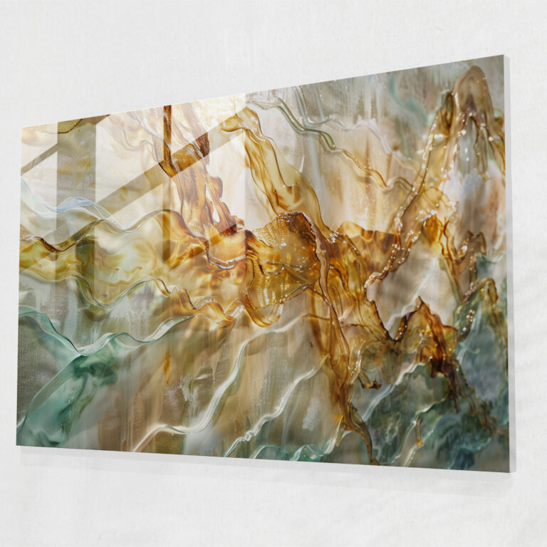 Michelangelo Sistine Splendor Glass Wall Art - Michelangelo, Exquisite, Home Decoration, Glass Wall Art