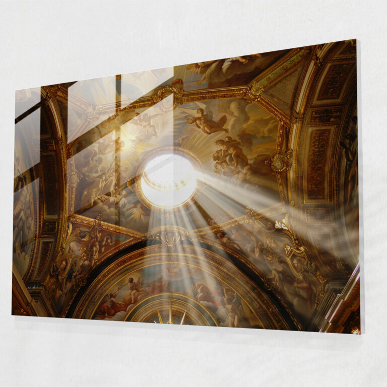 Michelangelo Glass Wall Art - Michelangelo, Home Decoration, Glass Art, Modern Art