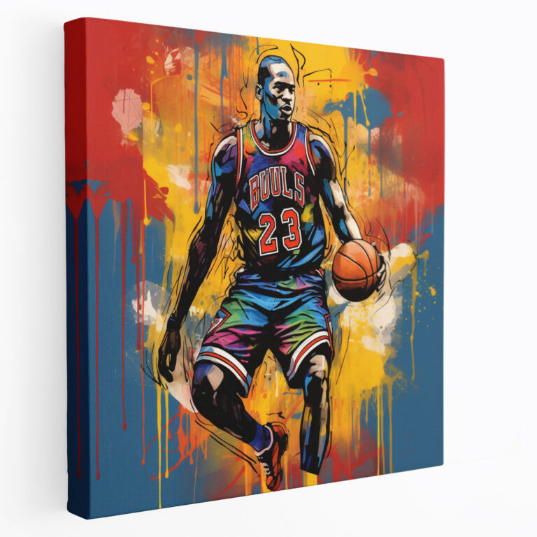 Michael Jordan Canvas Print - Micheal Jordan, Canvas Wall Art, Canvas, Michael Jordan