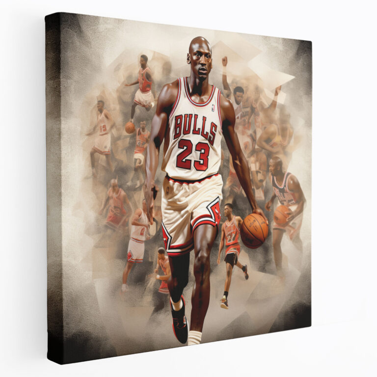 Michael Jordan Canvas Print - Micheal Jordan, Captivating Images, Canvas Print, Micheal Jordan
